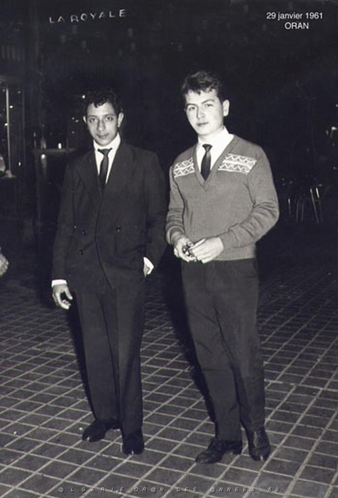 ORAN 1961 BRASSERIE LA ROYALE 2 AMIS UN 29 JANVIER 1961.jpg